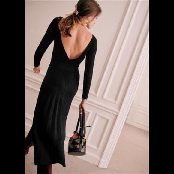 SEZANE Pleated Flavie Dress - Picture 2 of 14